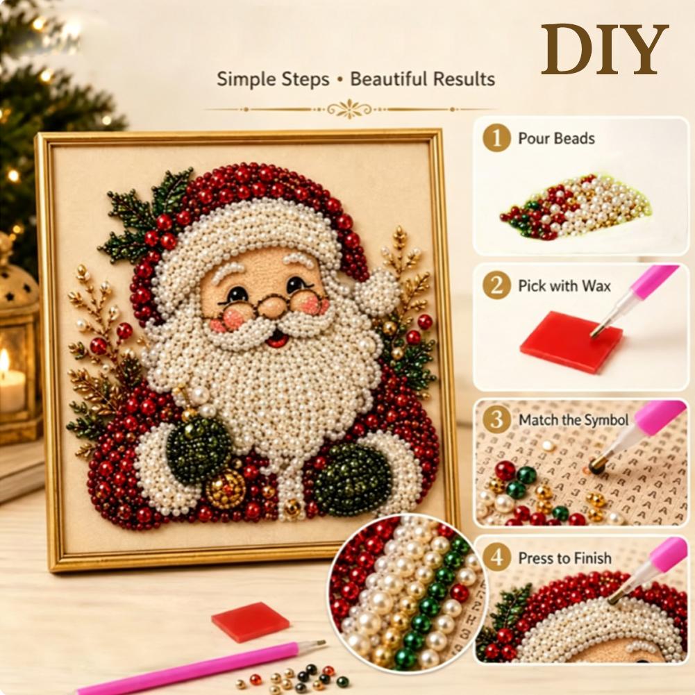 Christmas Santa Claus Pearl Ar - Resin Art Work review and price