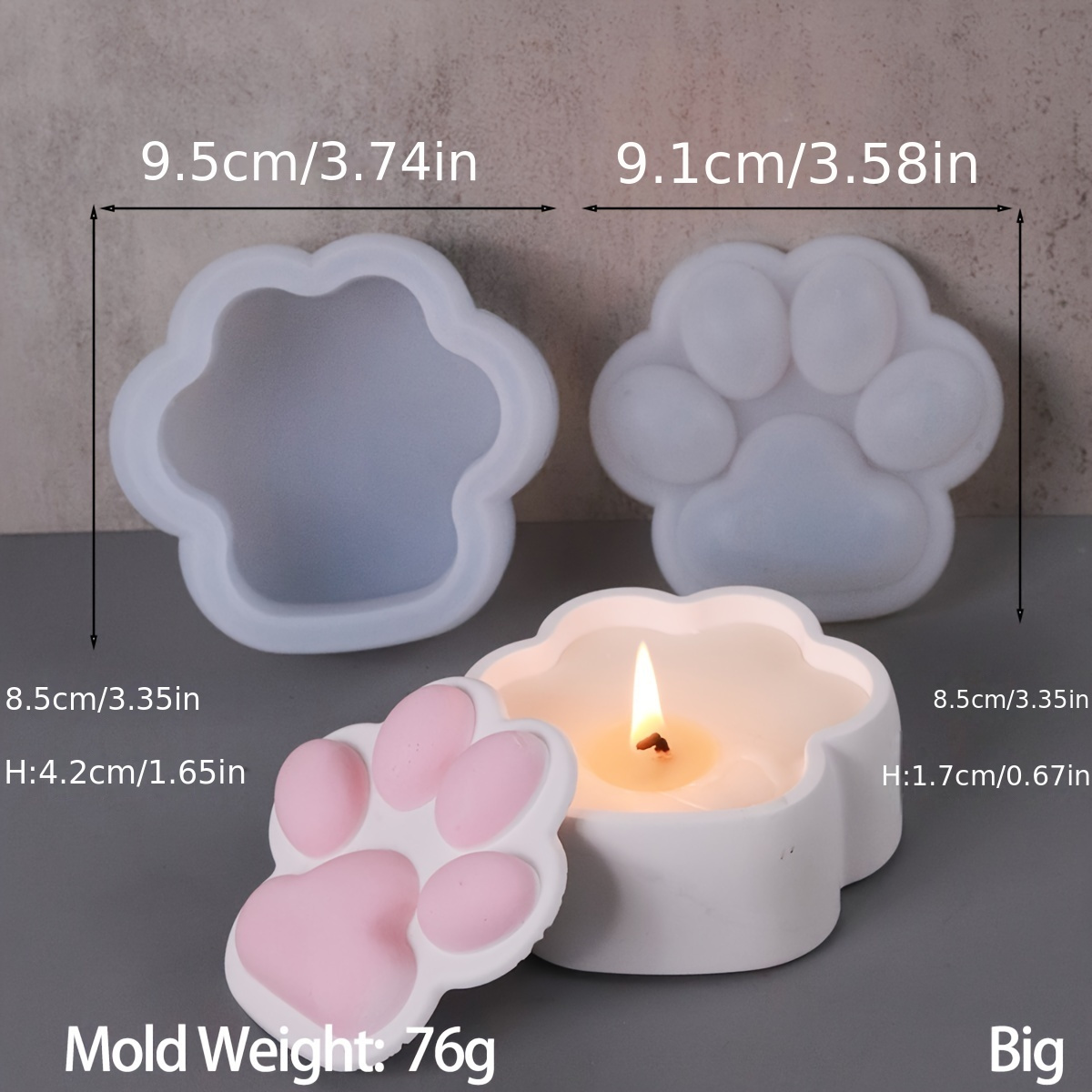 Cat Claw Storage Box Silicone  - Resin Art Case review and price