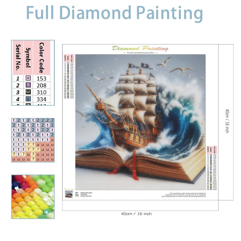 SDOYUNO Diy Diamond Mosaic Boo - Resin Art Wallpaper review and price