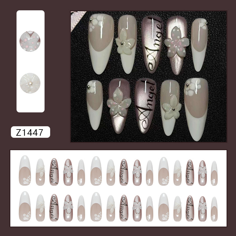 30pcs Almond Shape French Fake - Resin Art Alphabet review and price