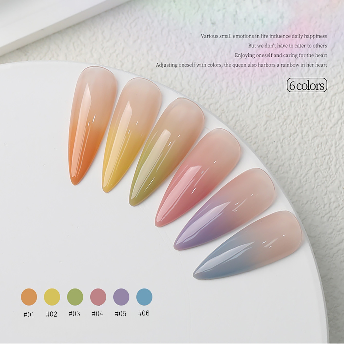 1-6pcs PSK New Macaron Candy O - Resin Art Equipment review and price